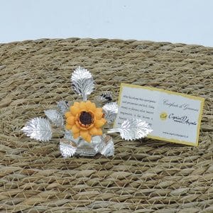 Girasole argento e capodimonte