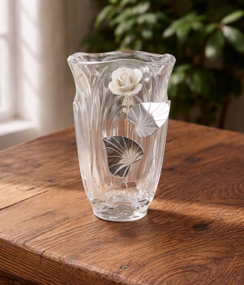 vaso decorato per regalo di matrimonio