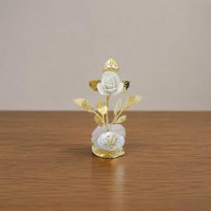 Rosa decorativa per nozze d'oro
