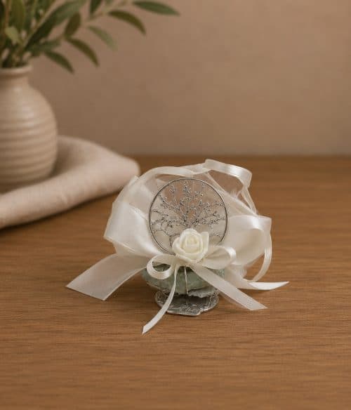 Bomboniera matrimonio con albero della vita