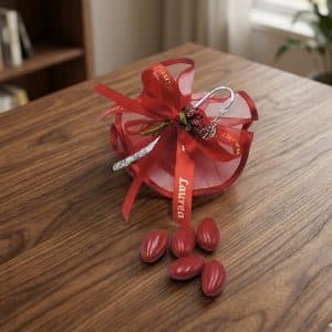 Bomboniera con segnalibro per laurea