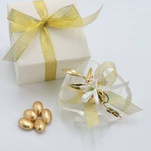 Bomboniera nozze d'oro con olivo