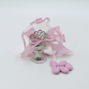 Bomboniera battesimo bambina con albero della vita