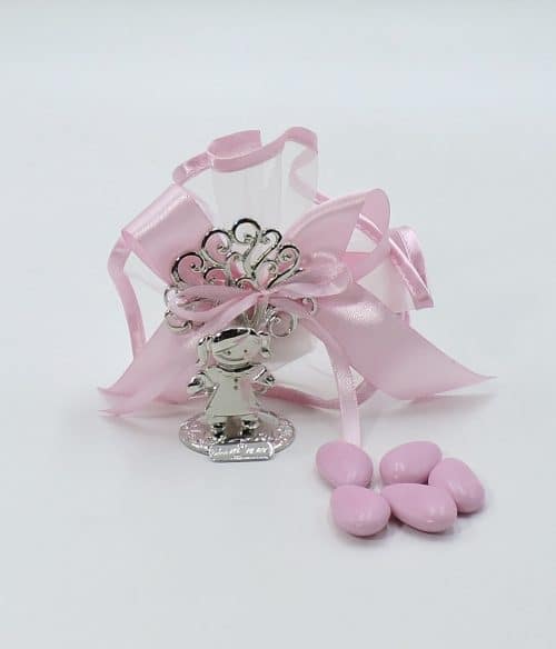 Bomboniera battesimo bambina con albero della vita