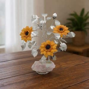 Albero decorativo con girasoli