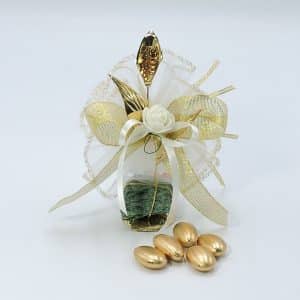 Bomboniera nozze oro con calla