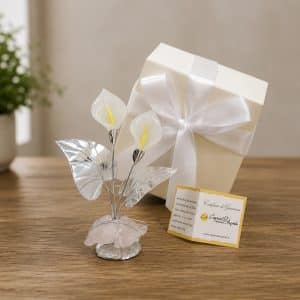 Regalo per donna con Calle in vetro soffiato
