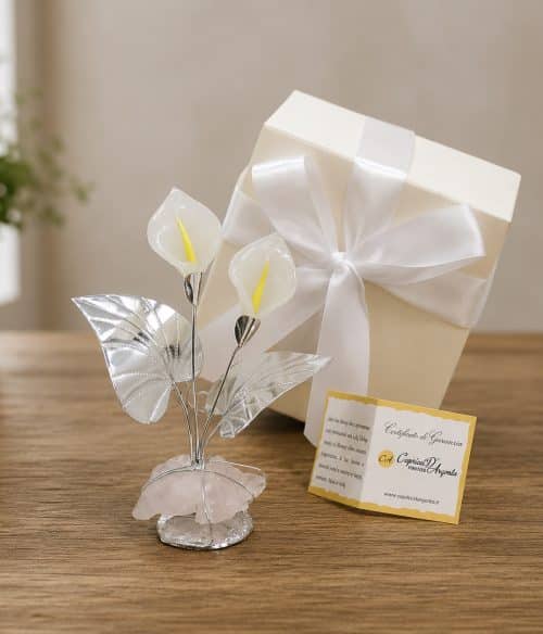 Regalo per donna con Calle in vetro soffiato