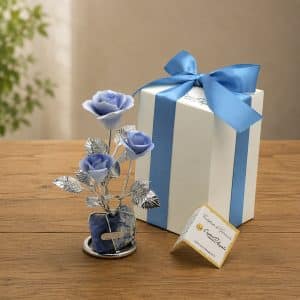 Rose sfumate blu