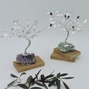 bonsai olivo su pietra minerale