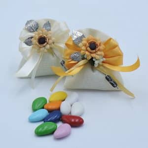 Bomboniera con girasole