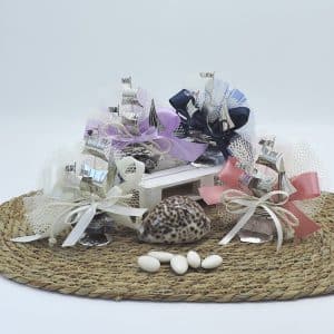 Bomboniera veliero argento