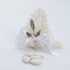 Bomboniera nozze di diamante con olivo