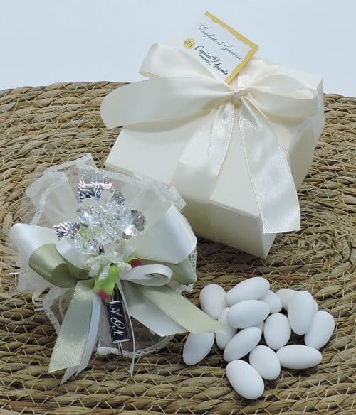 Bomboniera personalizzata con cristallo