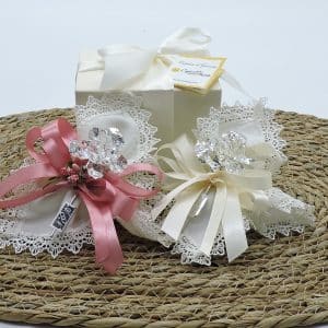 Bomboniera matrimonio con fiore in cristallo