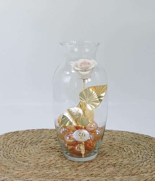 Vaso per Nozze d'Oro