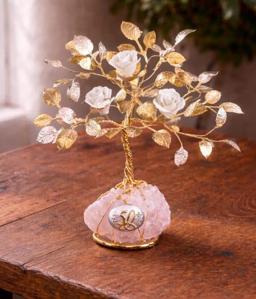 Albero decorativo per nozze d'oro