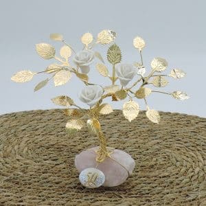 Rose bianche nozze oro