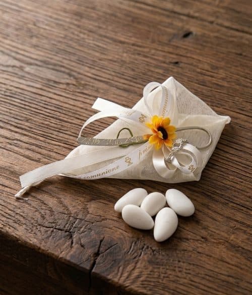 Bomboniera comunione con segnalibro