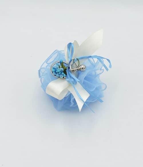 Bomboniera battesimo bambino con ciuccio