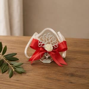 Bomboniera anniversari con albero della vita