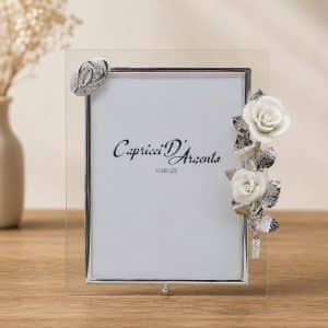 Cornice per matrimonio e anniversari con rose