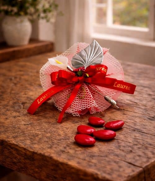 bomboniera calla per laurea