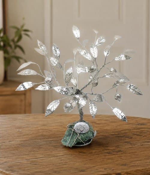 regalo nozze 'argento con melograno portafortuna