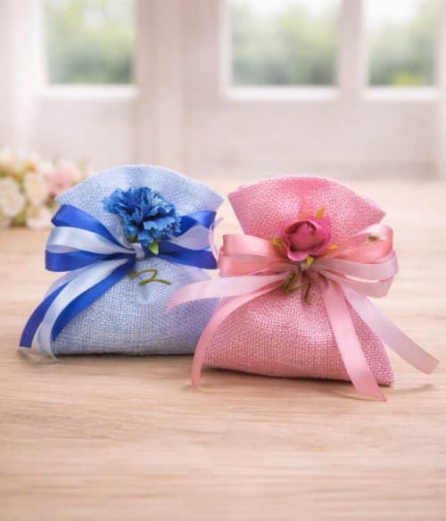 Bomboniera sacchettino battesimo