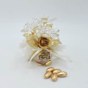 Bomboniera nozze d'oro con incisione