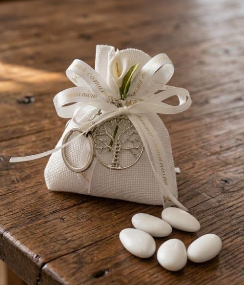 Bomboniera portachiavi per comunione