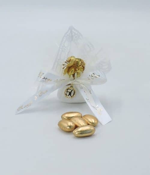 Bomboniera nozze d'oro