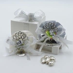 Bomboniera nozze argento