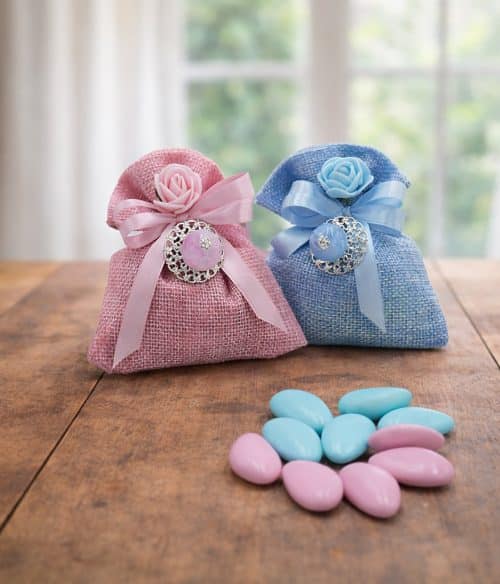 Bomboniera battesimo con ciuccio