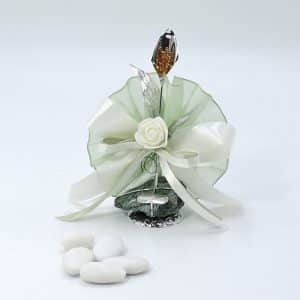 Bomboniera calla per nozze di smeraldo