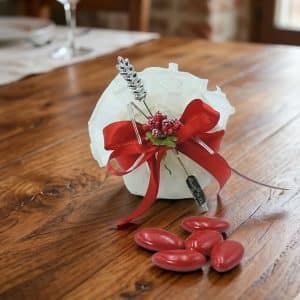 Bomboniera in agraria con spiga di grano