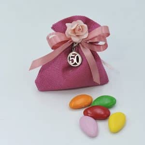 bomboniera 50 anni di compleanno donna