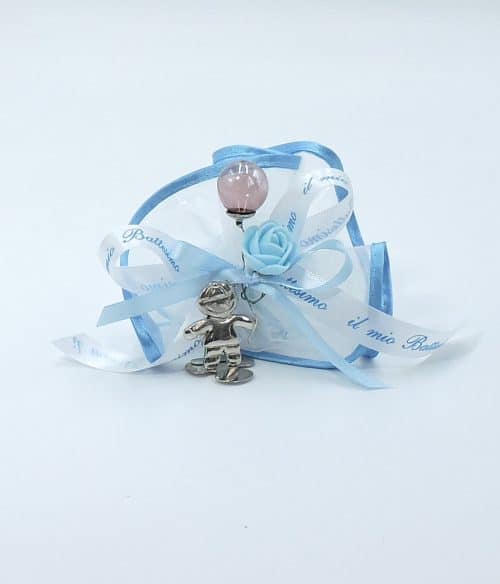 Bomboniera battesimo bambino con palloncino