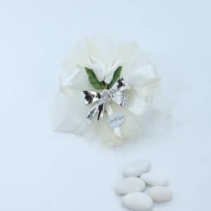 bomboniera con spilla fiocco