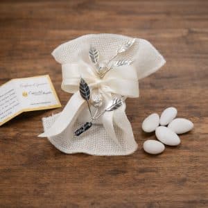 bomboniera matrimonio con melograno portafortuna