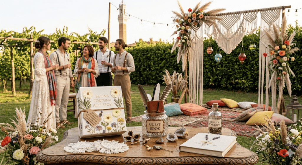 organizzare un matrimonio bohemien