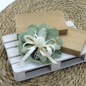 Sacchetto porta-confetti con charm