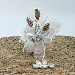 Bomboniera nozze d'argento