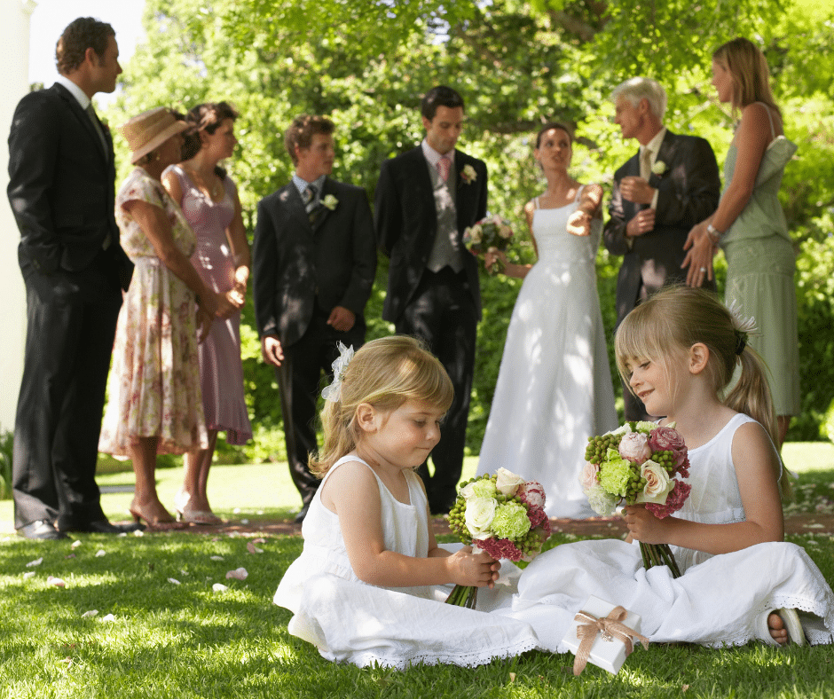 bambini al matrimonio