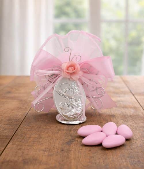 bomboniera battesimo bambina con angeli