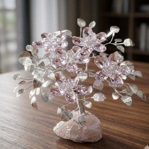 Albero decorativo in argento