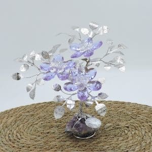 Regalo nozze argento con cristallo