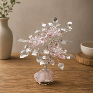idea regalo, fiori in cristallo