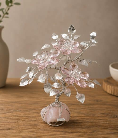 idea regalo, fiori in cristallo
