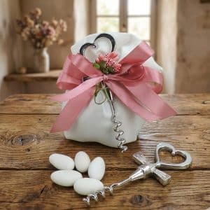 Bomboniera cavatappi per matrimonio